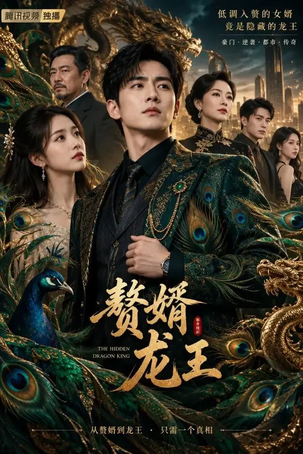 红果短剧《龙婿》封面海报，热血爽剧，98 集