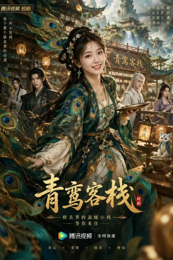 红果短剧《我在修仙界当老板娘》封面海报，穿越经营，84 集